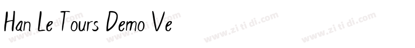 Han Le Tours Demo Ve字体转换